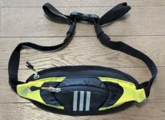 adidas ウエストポーチ 黒/黄