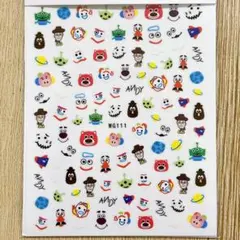 No.907　トイストーリー　ウッディ　フォーキー　ロッツォ　ネイルシール