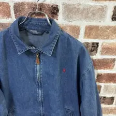 超激レア❗️ポロバイラルフローレン デニム　スイングトップジャケット　90S❗️