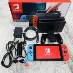 【動作確認済み】Nintendo Switch スイッチ 本体 箱あり完品
