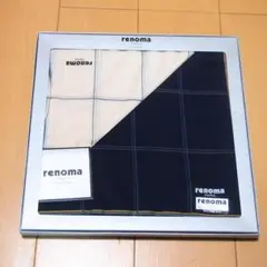 renoma レノマ ハンカチ 2枚セット 箱入り