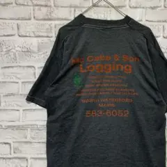 USA製90sヴィンテージTシャツ！シングルステッチ　グレー半袖古着　L 28