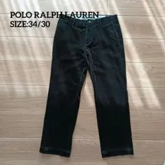 【美品】ポロラルフローレン コーデュロイパンツ 黒 34 クラシックフィット