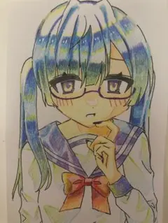 手描きイラスト 女の子