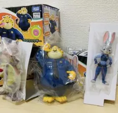 新品未使用品　ズートピア２　フィギュア３体セット