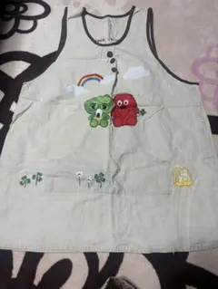 キャラクター刺繍 エプロン Mサイズのサムネイル