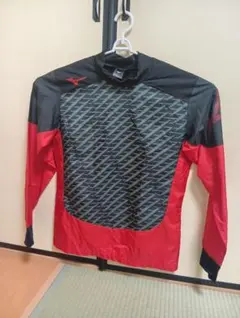 Mizuno Morelia ピステ ウィンドブレーカー 黒/赤 - メルカリ
