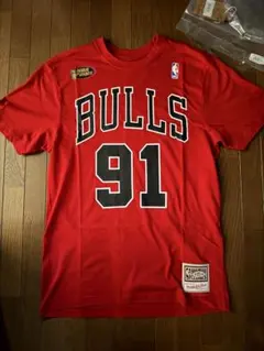 NBA シカゴブルズ デニスロッドマン ミッチェル&ネス ユニフォーム 91