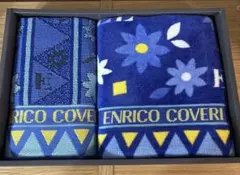 ENRICO COVERI フェイスタオル&ウォッシュタオルセット