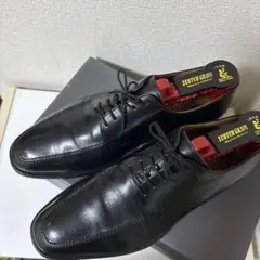 美品 Burberry LONDON 25.5EEE レザードレスシューズ