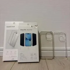 iPhone 15用　ケース＆ガラスフィルムセット