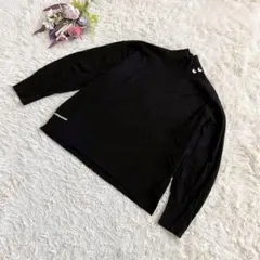 『UNIQLO』カシミヤハイネックセーター　長袖ニット　アニヤハインドマーチ　黒