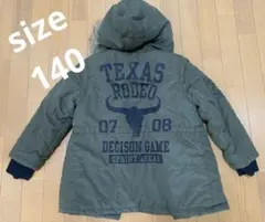 背面バッファロー　カーキ色ボアアウター