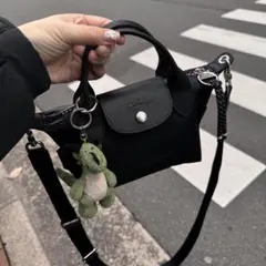 新品未使用 LONGCHAMP ルプリアージュハンドバッグXSサイズ黒