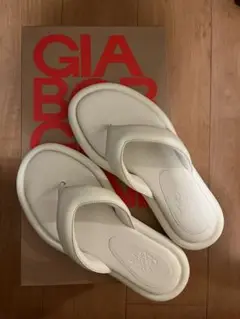 ジアボルギーニ GIABORGHINI トングサンダル レザー 38 GIA BORGHINI ジアボルギーニ トングサンダル 5 レディース