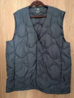 ユニクロ　ウルトラライトダウン　コンパクト　ベスト　メンズ　XL 黒　収納袋有り