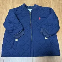 Ralph Lauren ネイビー キルティングジャケット 80cm