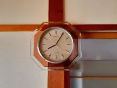 70's　SEIKO　掛け時計　ミッドセンチュリー　ビンテージ　レトロ　八角
