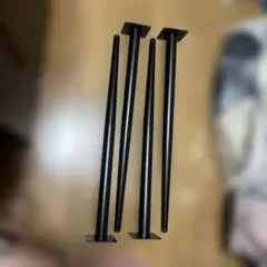 ブラックテーブル脚4本セット　DIY 60cm