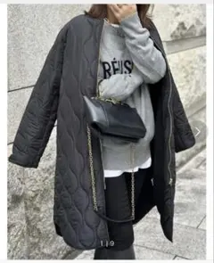 リエディ　Re:EDIT キルティング　ノーカラーコート