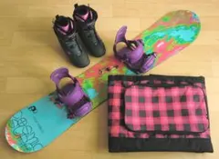 ■11月限定■送料無料■COSMICSURF■女性用スノボセット■141/24■