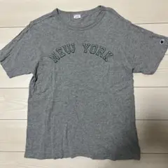 Champion NEW YORK Tシャツ Lサイズ グレー