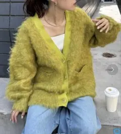 新品未使用CIAOPANIC TYPY ブラッシングシャギーオーバーカーディガン