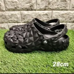28cm【新品】クロックス/ジオメトリッククロッグBK28