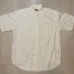 Eddie Bauer 半袖ボタンダウンシャツ 生成　シャツのサムネイル