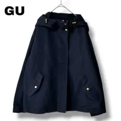 【ジーユー】Sサイズ　マウンテンパーカー　ネイビー　撥水加工　カジュアル