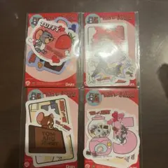 トムとジェリー ステッカー2枚×4セット