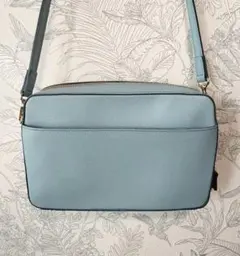 TOPKAPI レザー ショルダーバッグ ライトブルー