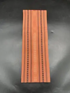 半幅帯　洒落帯　△ 博多織　献上柄　カジュアル　h10