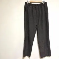 レディース イージーパンツ ウエストゴム グレー 3L 大きいサイズ