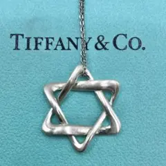 極美品✨️ ティファニー スターオブダビデ 星ネックレス シルバー925 TIFFANY & Co. スターオブダビデ ネックレス シルバー 925