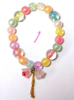 かとちのハンドメイド❣️ 　　　　　　　　　　　　　キッズ　ブレスレット