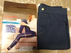 SLIM WALK 24h マルチスキニー L デニム風ネイビー