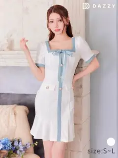 DAZZY ホワイトドレス s