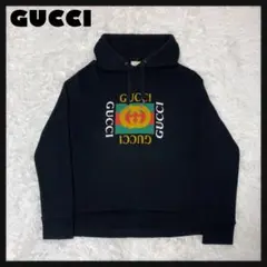 希少　新品未使用　箱　タグ付き　GUCCI ヴィンテージろパーカー ブラック 希少 新品未使用 箱 タグ付き GUCCI ヴィンテージろパーカー ブラック