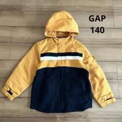 【GAP ギャップ】フード付きラインジャケット　140 裏ボアジャケット