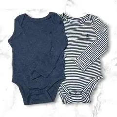 babyGap 長袖ロンパース 2枚セット
