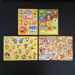 ハローキティ　けろっぴ　きのこ遊園地　しりとり　シール　ステッカー　シールセット