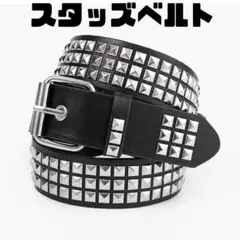 スタッズベルト ブラック シルバー パンク ロック V系 ユニセックス
