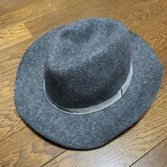 専用ページ【美品】Andemiu グレー中折れハット アンデミュウ 秋冬物準備