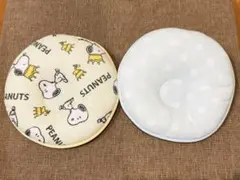 新生児 赤ちゃん枕 ドーナツ枕 西川 ドット柄 スヌーピー柄