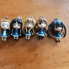 けいおん! フィギュアストラップ5点セット
