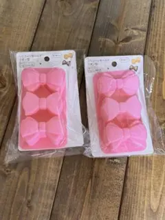 セリア シリコーンモールド リボン型