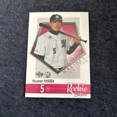 安田尚憲　ルーキーカード　プロモ　千葉ロッテマリーンズ