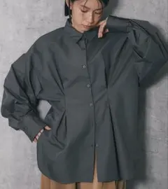 ウエストタックシャツ グレー ANOTHER S