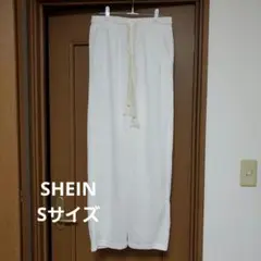 SHEIN ホワイト ワイドパンツ Sサイズ